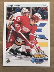 1995 Upper Deck Fifth Anniversary #215 Sergei Fedorov Red Wings